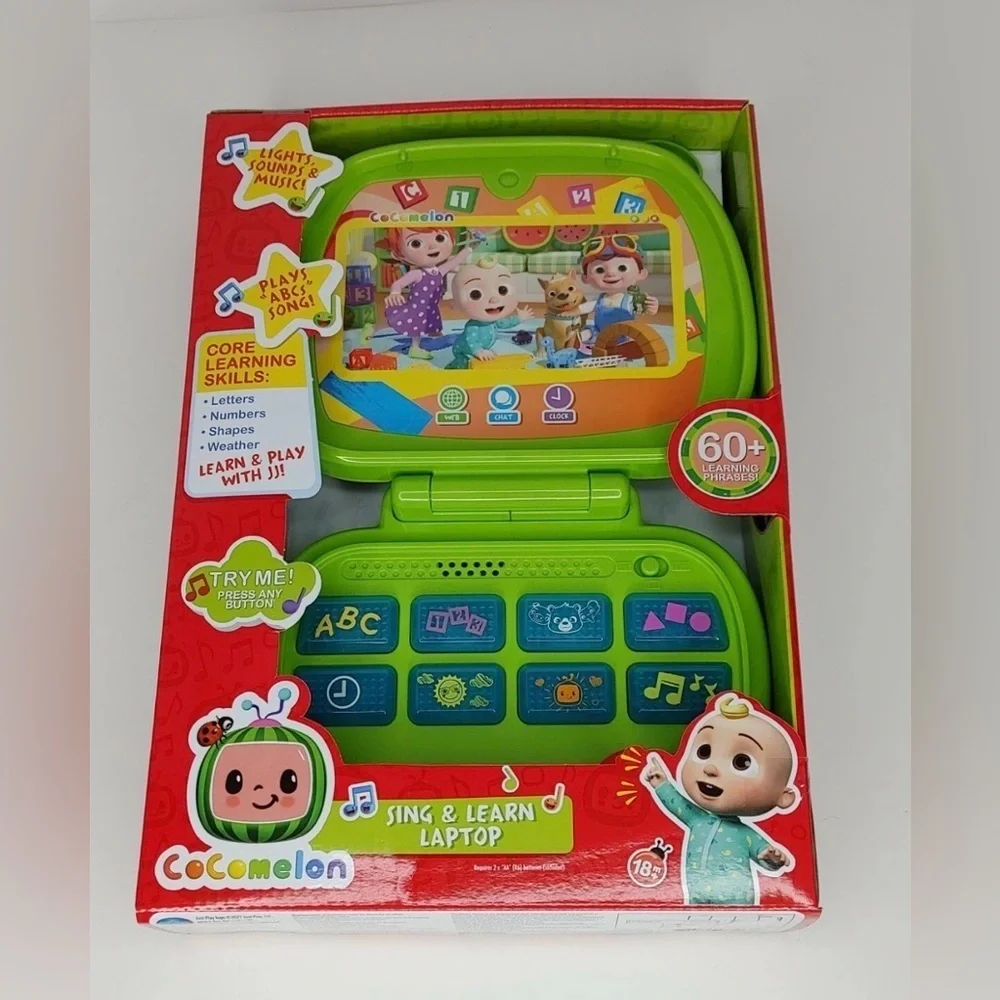 Cocomelon Sing and Learn Laptop Toy for Kids